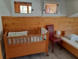 Postel nebo postele na pokoji v ubytování Berner Oberland