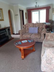 A seating area at Riverside Lodge 