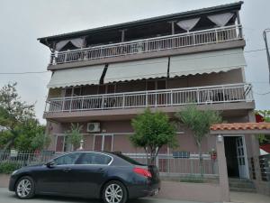 Budova, kde se aparthotel nachází