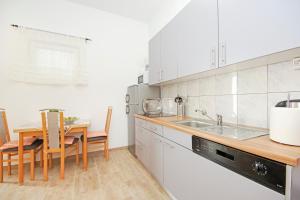 Kuhinja oz. manjša kuhinja v nastanitvi Apartments Silva
