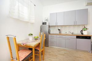 Kuhinja oz. manjša kuhinja v nastanitvi Apartments Silva