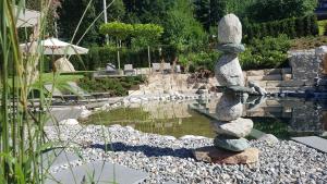 A garden outside Hotel Alpenpanorama