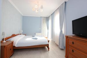 Posteľ alebo postele v izbe v ubytovaní Sopot Split Level Rooms