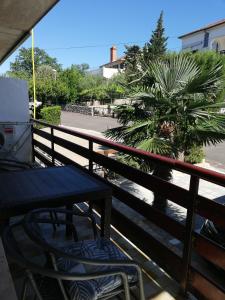 Balkón nebo terasa v ubytování Apartments Ivo