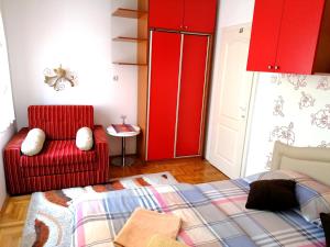 Katil atau katil-katil dalam bilik di Apartman Nena