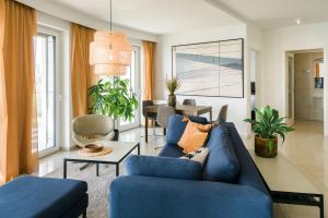 A seating area at Apartman Balaton
