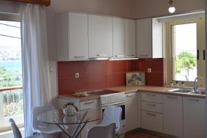 Kuchyň nebo kuchyňský kout v ubytování Eleonora apartment no2 + 8 fotografií