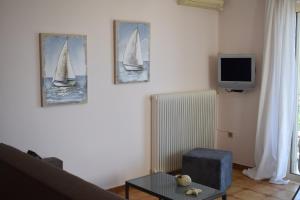 TV a/nebo společenská místnost v ubytování Eleonora apartment no2