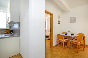 Kuhinja oz. manjša kuhinja v nastanitvi Apartments Silva