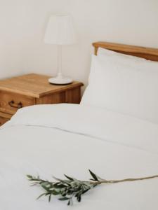 Posteľ alebo postele v izbe v ubytovaní Apartament JODEŁKA