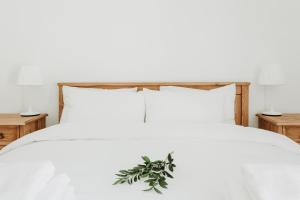 Posteľ alebo postele v izbe v ubytovaní Apartament JODEŁKA