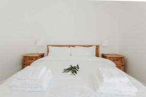 Posteľ alebo postele v izbe v ubytovaní Apartament JODEŁKA