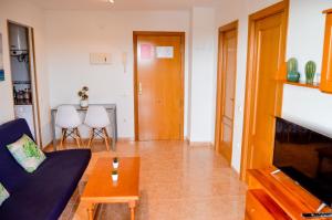 Posezení v ubytování 1ª Línea Edificio Galicia Beach