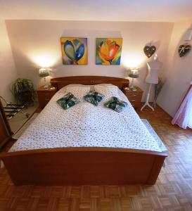 Cama o camas de una habitación en Jensen Countryside House