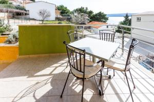 Balkón alebo terasa v ubytovaní AGA beach suites