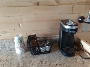 Coffee and tea making facilities at Glacier Acres Guest Ranch