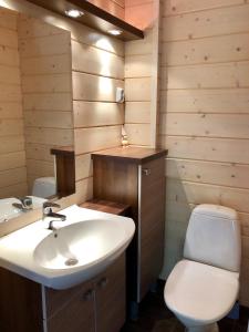 Koupelna v ubytování Holiday Home Tokka at Iso-Syöte