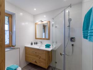 Koupelna v ubytování Bergappartements Reithammer - Ellmau + 16 fotografií