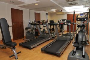 Fitness centrum a/nebo fitness zařízení v ubytování Focus Hotel Premium Elbląg