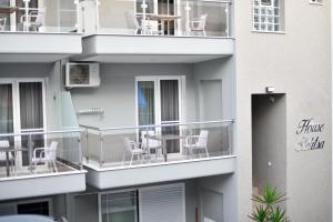 Balkón nebo terasa v ubytování House Stelitsa