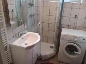 Koupelna v ubytování Penzion Beta + 37 fotografií