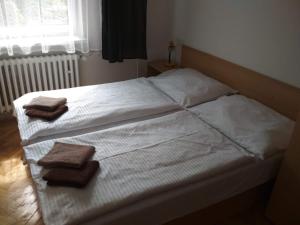 Posteľ alebo postele v izbe v ubytovaní Penzion Beta