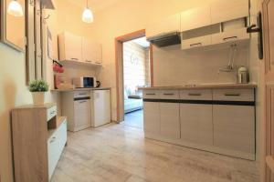 Kuchnia lub aneks kuchenny w obiekcie Apartament BazaTatry Stokrotka