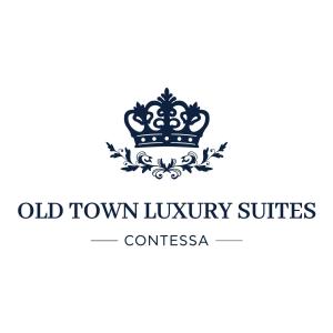 een logo van luxe suites in de oude binnenstad bij Old Town Luxury Suites 'Contessa' in Ágios Rókkos