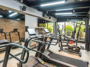 Fitness centrum a/nebo fitness zařízení v ubytování ibis Curitiba Batel
