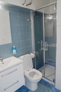 Koupelna v ubytování Villa Tiha