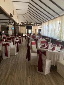 Restaurace v ubytování Pensiune Restaurant Rustic Rm Sarat