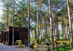 Zahrada ubytování LONGOSPHERE GLAMPING