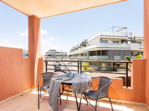 Balkón alebo terasa v ubytovaní Apartment Sunny Tejita by Interhome