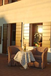 Posezení v ubytování Agriturismo Colombera