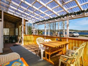 Μπαλκόνι ή βεράντα στο Holiday Home Lokki by Interhome