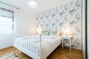 Letto o letti in una camera di Nadwiślańskie Gniazdo