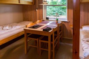 Posezení v ubytování Ansager Hotel og Hytteby