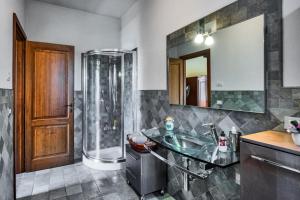 Koupelna v ubytování B&B Vallecupa