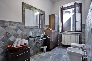 Koupelna v ubytování B&B Vallecupa