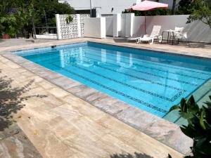 Bazén v ubytování Apartamento en el centro del Albir nebo v jeho okolí