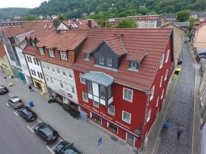 Pension Villa Colosseo im Herzen von Meiningen з висоти пташиного польоту