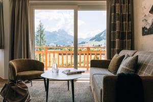 Widok na góry z tego hotelu