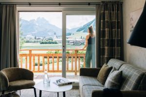 Widok na góry z tego hotelu