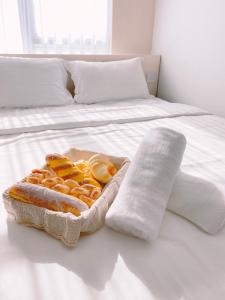 The Atelier Boutique Hotel客房内的一张或多张床位