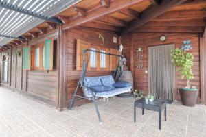 Balkón nebo terasa v ubytování Casa Rural con piscina