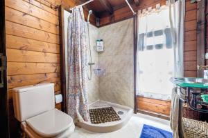 Koupelna v ubytování Casa Rural con piscina