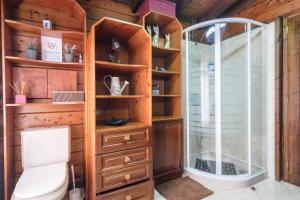 Koupelna v ubytování Casa Rural con piscina