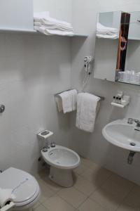 Koupelna v ubytování Hotel Costellazioni