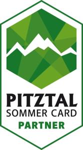 a logo for aistent summer card center at Hotel Bergland Superior in Sankt Leonhard im Pitztal