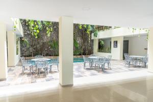 Patio nebo venkovní prostory v ubytování Hotel Kyrios Veracruz